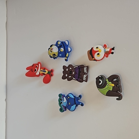 Crock Charm Bundle of 6 Zootopia characters Jibbitz Charm Kid's cartoon bundle - Picture 3 of 8